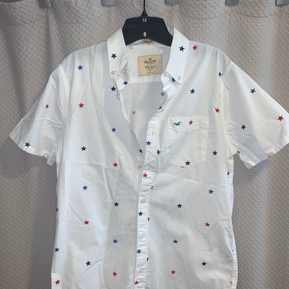 Hollister Short Sleeve Button Down Shirt